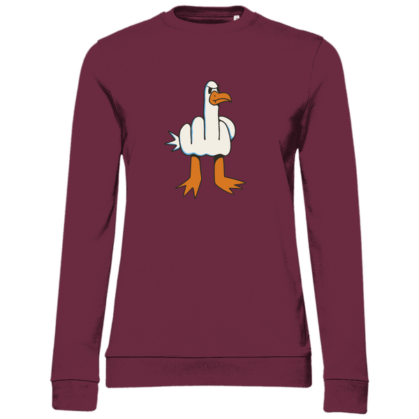 Freche Möwe - Damen Sweatshirt - Textilzauber