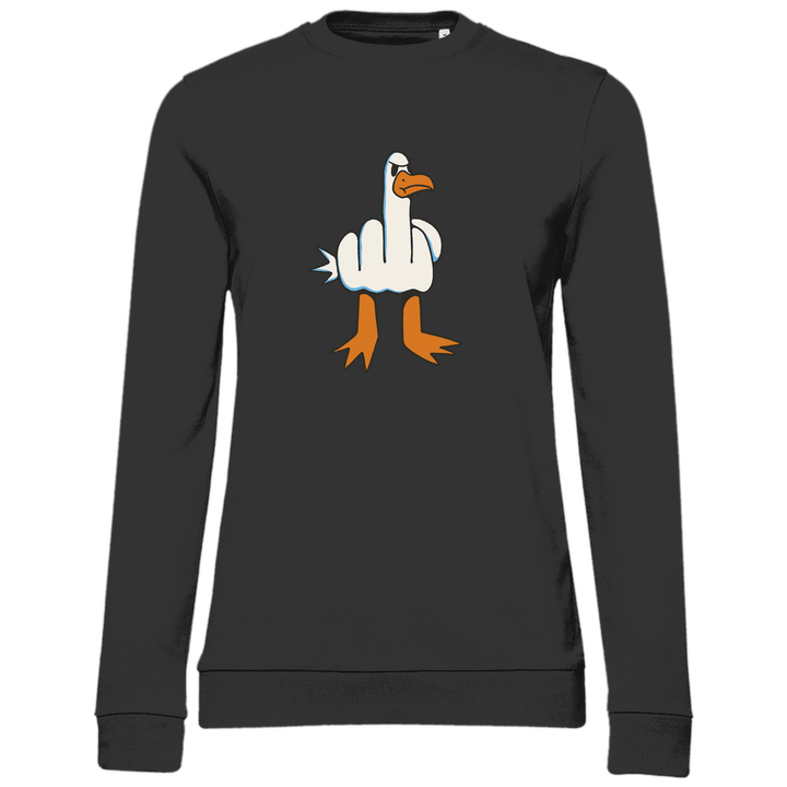 Freche Möwe - Damen Sweatshirt - Textilzauber
