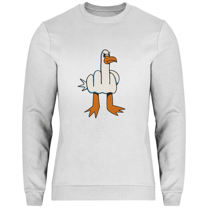 Freche Möwe - Herren Sweatshirt - Textilzauber