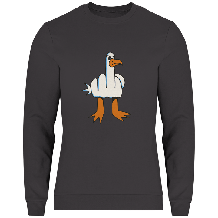 Freche Möwe - Herren Sweatshirt - Textilzauber