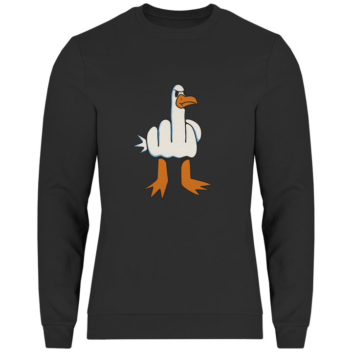 Freche Möwe - Herren Sweatshirt - Textilzauber