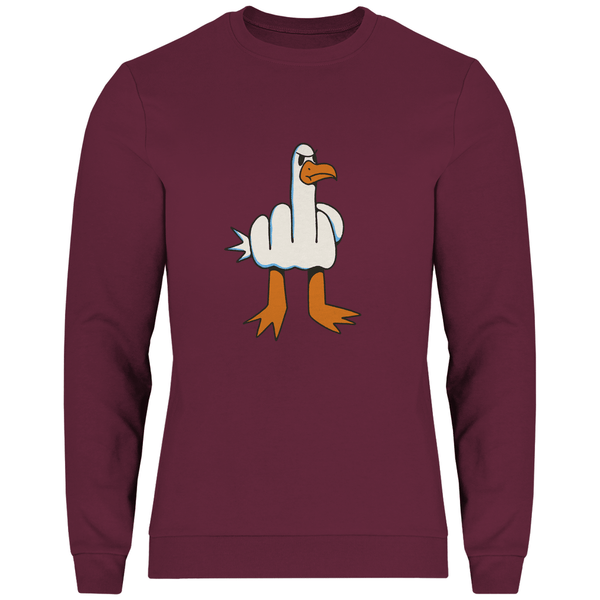 Freche Möwe - Herren Sweatshirt - Textilzauber