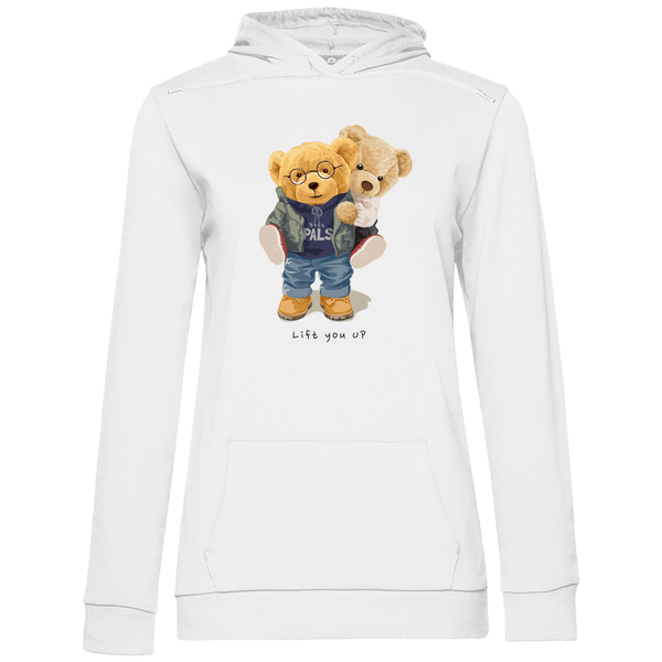 Freundschafts Teddys - Damen Hoodie - Textilzauber