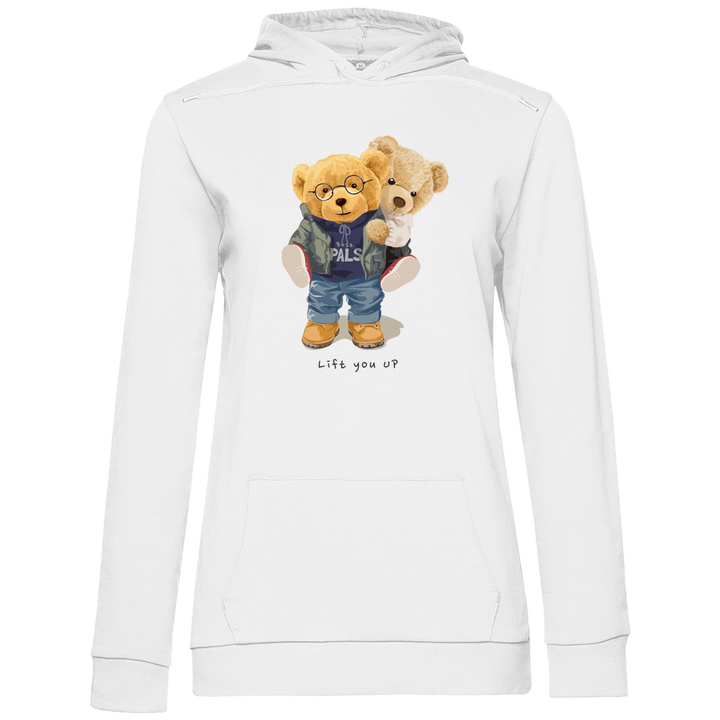 Freundschafts Teddys - Damen Hoodie - Textilzauber