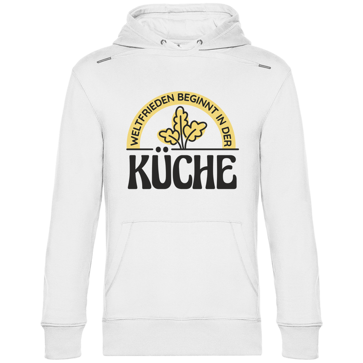 Frieden aus der Küche - Herren Hoodie - Textilzauber