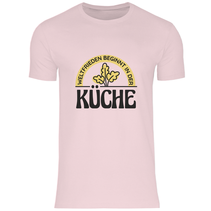Frieden aus der Küche - Herren T - Shirt - Textilzauber