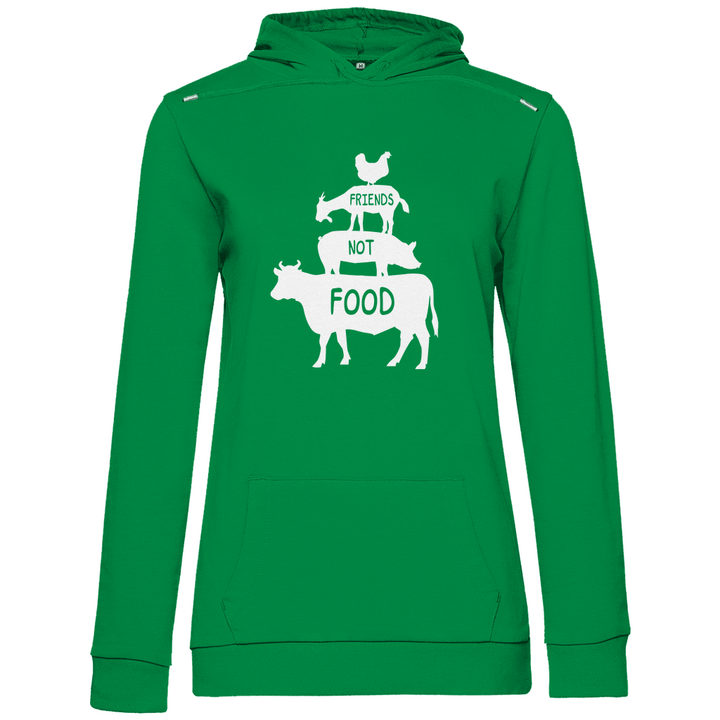 Friends, not Food - Damen Hoodie - Textilzauber