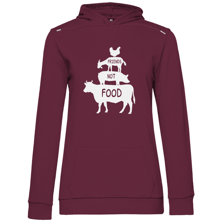 Friends, not Food - Damen Hoodie - Textilzauber