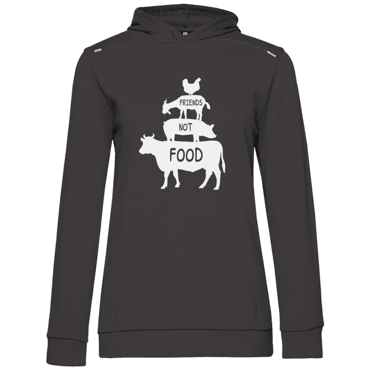 Friends, not Food - Damen Hoodie - Textilzauber