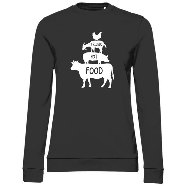 Friends, not Food - Damen Sweatshirt - Textilzauber