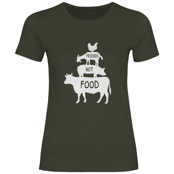 Friends, not Food - Damen T - Shirt - Textilzauber