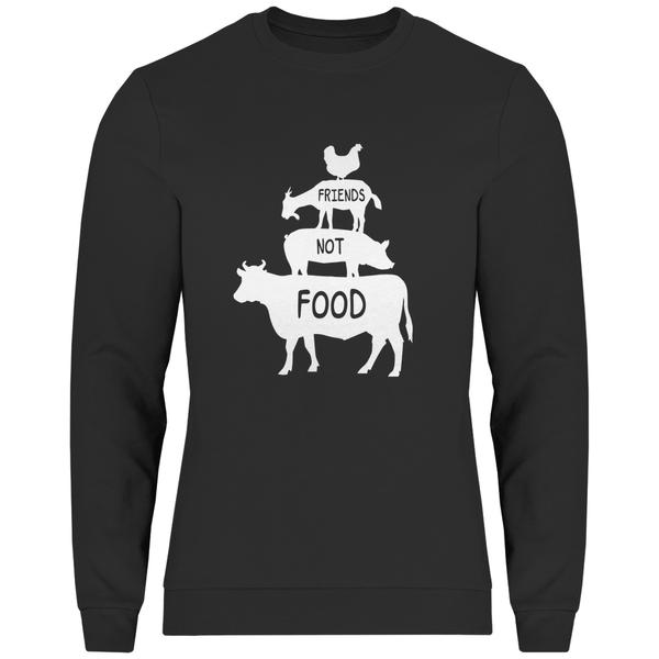 Friends, not Food - Herren Sweatshirt - Textilzauber
