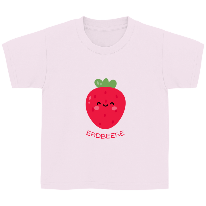 Fröhliche Erdbeere - Kinder T - Shirt - Textilzauber