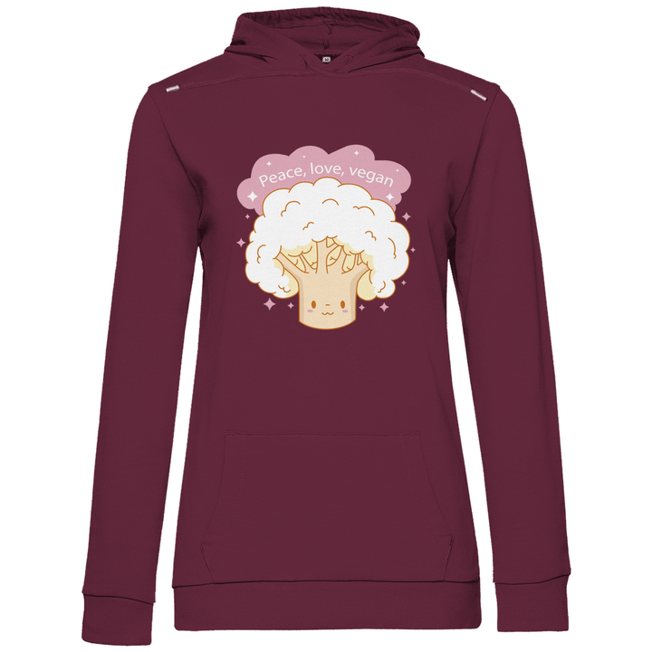 Fröhlicher Blumenkohl - Damen Hoodie - Textilzauber