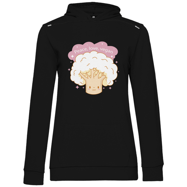 Fröhlicher Blumenkohl - Damen Hoodie - Textilzauber