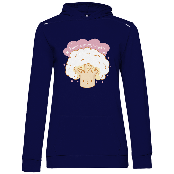 Fröhlicher Blumenkohl - Damen Hoodie - Textilzauber