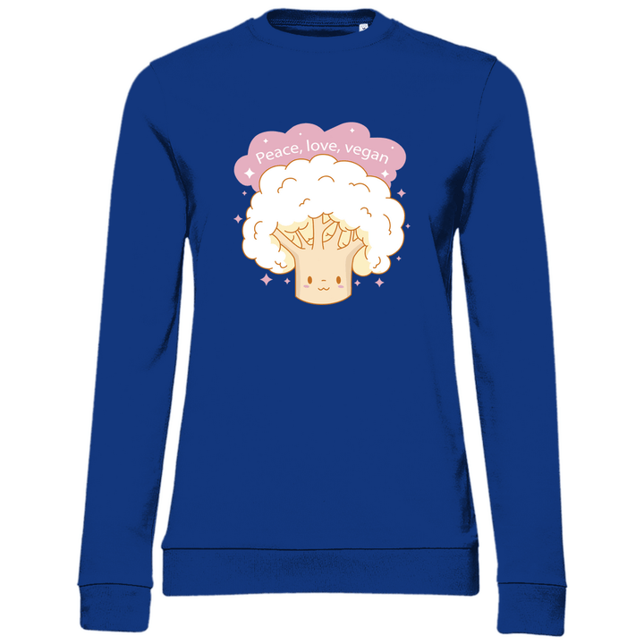 Fröhlicher Blumenkohl - Damen Sweatshirt - Textilzauber