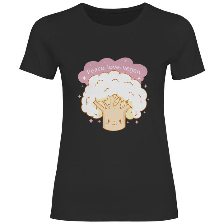Fröhlicher Blumenkohl - Damen T - Shirt - Textilzauber