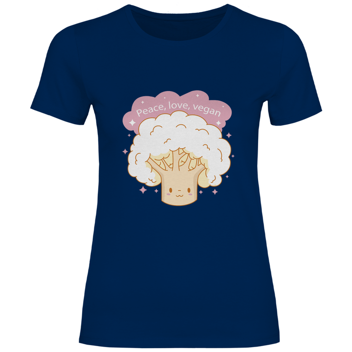 Fröhlicher Blumenkohl - Damen T - Shirt - Textilzauber