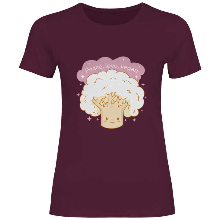 Fröhlicher Blumenkohl - Damen T - Shirt - Textilzauber