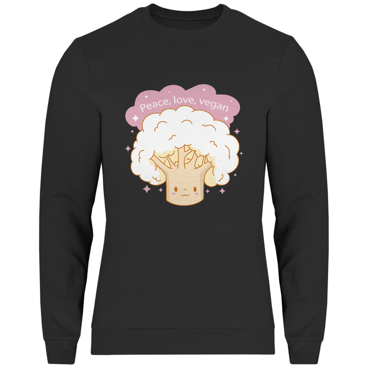 Fröhlicher Blumenkohl - Herren Sweatshirt - Textilzauber