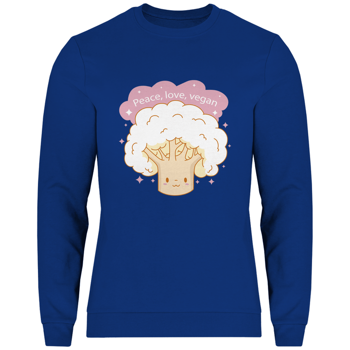 Fröhlicher Blumenkohl - Herren Sweatshirt - Textilzauber