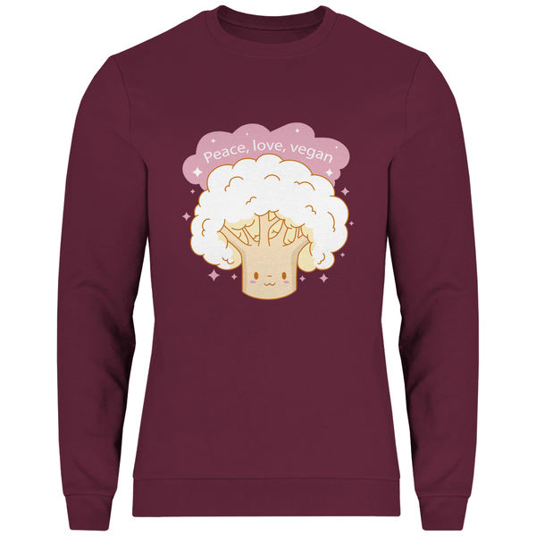 Fröhlicher Blumenkohl - Herren Sweatshirt - Textilzauber