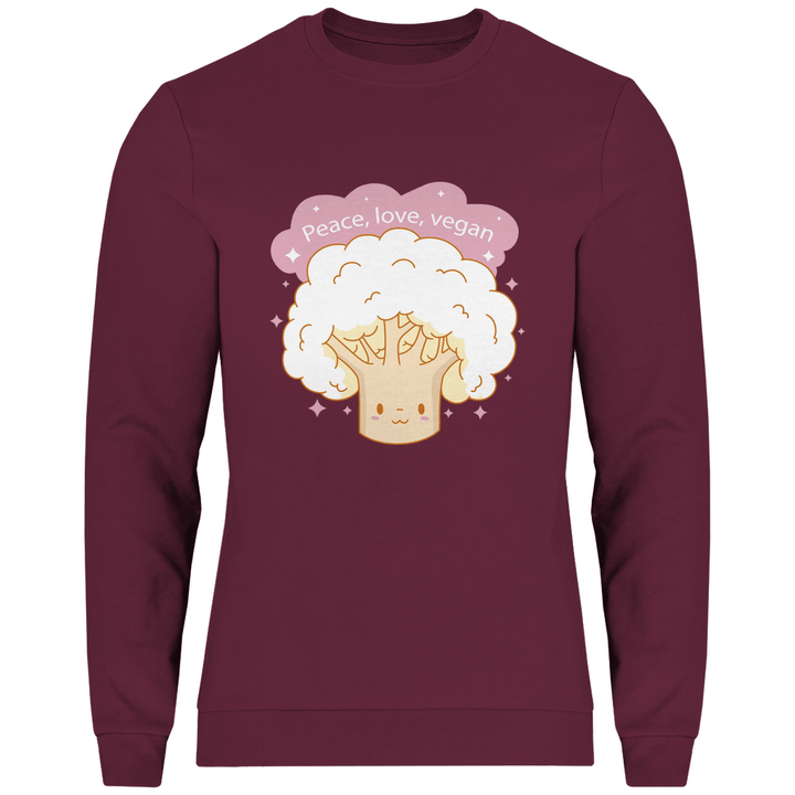 Fröhlicher Blumenkohl - Herren Sweatshirt - Textilzauber