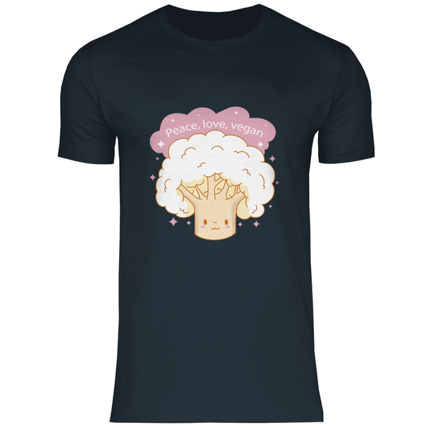Fröhlicher Blumenkohl - Herren T - Shirt - Textilzauber