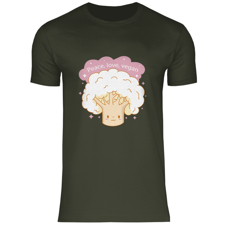 Fröhlicher Blumenkohl - Herren T - Shirt - Textilzauber