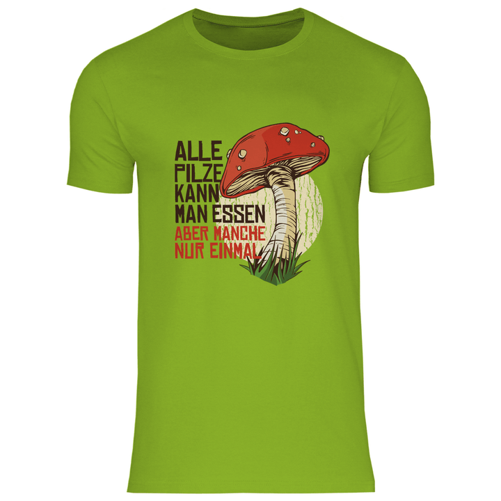 Gefährliche Pilze - Herren T - Shirt - Textilzauber