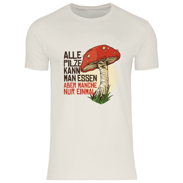 Gefährliche Pilze - Herren T - Shirt - Textilzauber