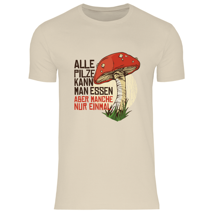 Gefährliche Pilze - Herren T - Shirt - Textilzauber