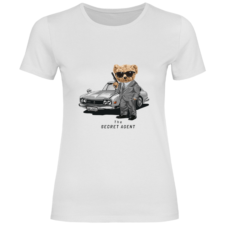 Geheimagent Teddy - Damen T - Shirt - Textilzauber