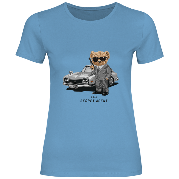 Geheimagent Teddy - Damen T - Shirt - Textilzauber
