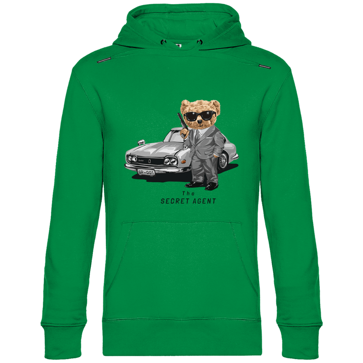 Geheimagent Teddy - Herren Hoodie - Textilzauber