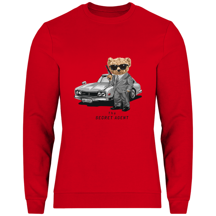 Geheimagent Teddy - Herren Sweatshirt - Textilzauber
