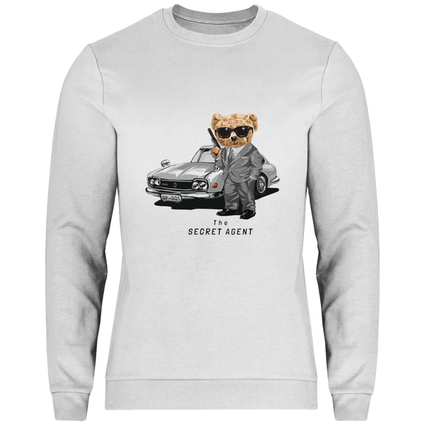 Geheimagent Teddy - Herren Sweatshirt - Textilzauber