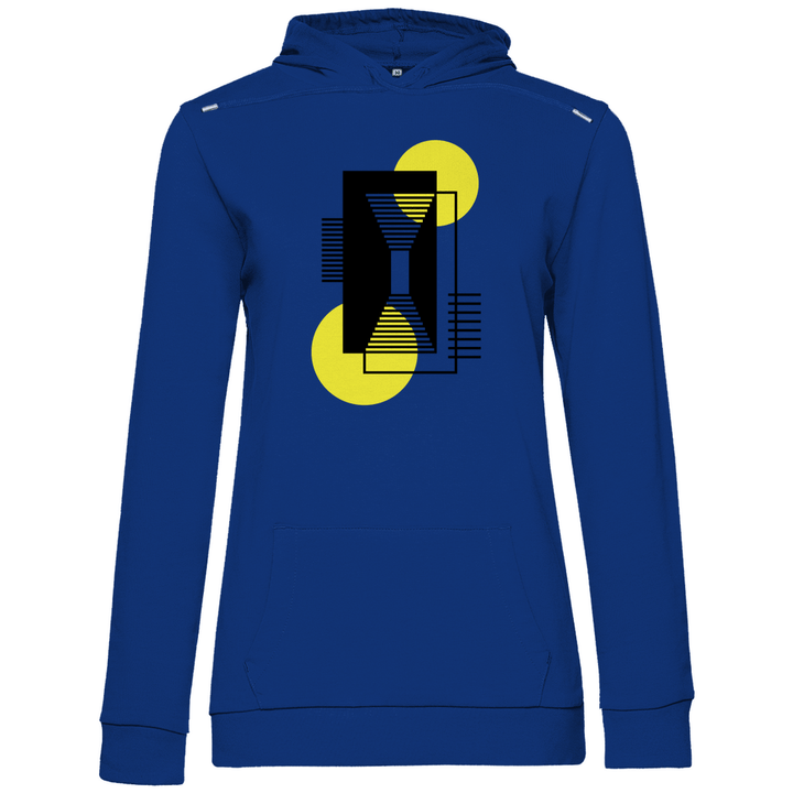 Gelbe Komposition - Damen Hoodie - Textilzauber