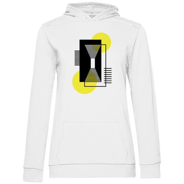 Gelbe Komposition - Damen Hoodie - Textilzauber