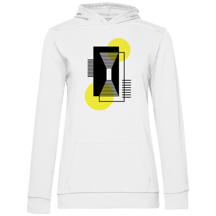 Gelbe Komposition - Damen Hoodie - Textilzauber