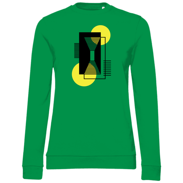 Gelbe Komposition - Damen Sweatshirt - Textilzauber