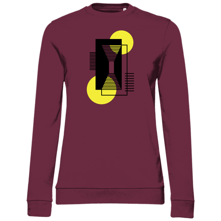 Gelbe Komposition - Damen Sweatshirt - Textilzauber
