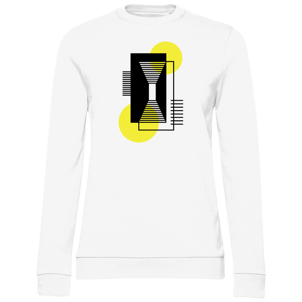 Gelbe Komposition - Damen Sweatshirt - Textilzauber