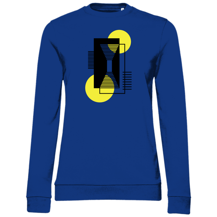 Gelbe Komposition - Damen Sweatshirt - Textilzauber