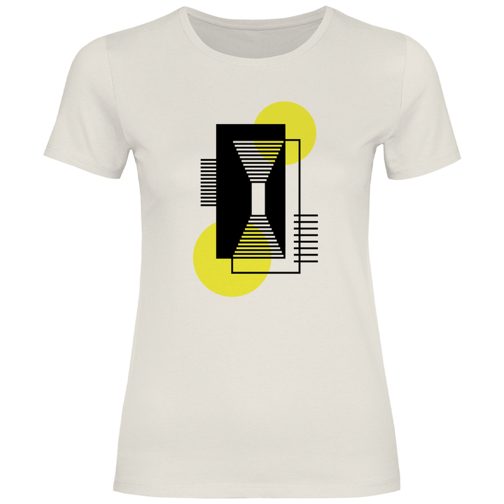 Gelbe Komposition - Damen T - Shirt - Textilzauber