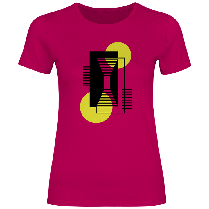 Gelbe Komposition - Damen T - Shirt - Textilzauber