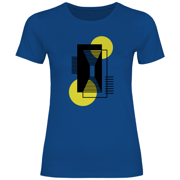 Gelbe Komposition - Damen T - Shirt - Textilzauber