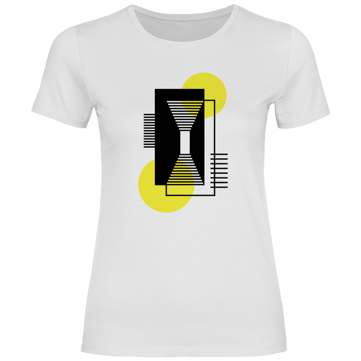 Gelbe Komposition - Damen T - Shirt - Textilzauber