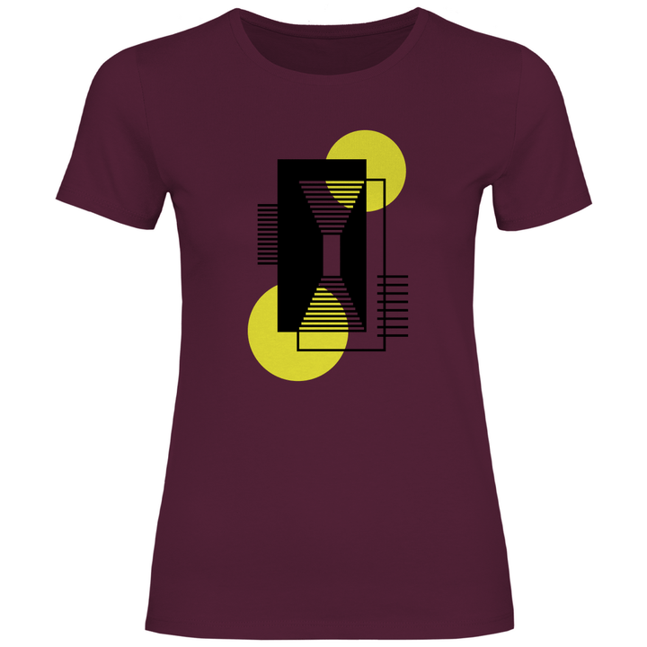 Gelbe Komposition - Damen T - Shirt - Textilzauber